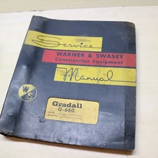 GRADALL G-660 Wheeled Excavator Service Shop Repair Parts Manual book  guide