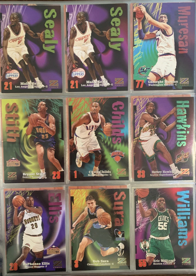 Individual 1998 NBA Skybox Z Force Basketball Cards (Complete Your Set!) - Image 3 of 3