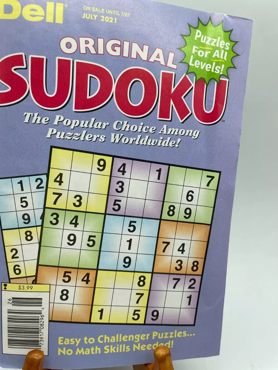 Dell Original Sudoku Easy to Challenger Puzzles