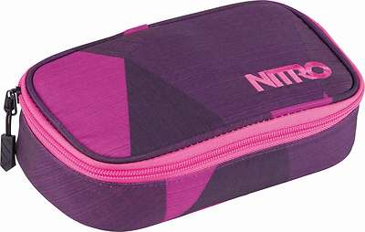 NITRO PENCIL CASE XL Fragments purple SCHLAMPERETUI ETUI zu SCHULRUCKSACK NEU