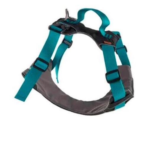 DOG CAR TRAVEL Harness Sotnos Safety Padded Adjustable Grab Handle Strong Teal - Picture 8 of 9