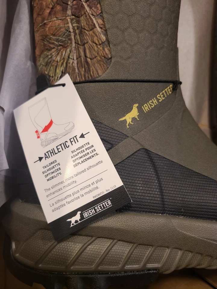 Irish Setter MudTrek Waterproof Rubber Hunting Boot (WOMENS 7 E) 4844 Mossy Oak - Image 4 of 4