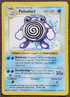 Shadowless Poliwhirl - Base Set - #38/102 - Vintage Pokemon Card 1999 WOTC