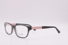 NEW NICOLE MILLER NMP806 C01 MATTE GRAY PINK AUTHENTIC FRAMES EYEGLASSES 50-16