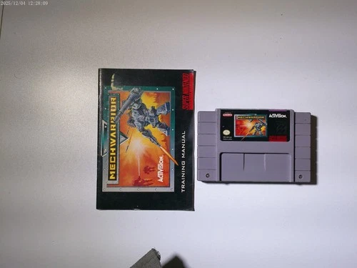 MechWarrior - Super Nintendo - SNES (Cartridge + Manual Only) Tested