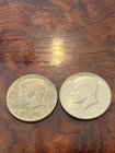 1964- Kennedy Half Dollar 90% Silver US Mint Coins, 2 Coins