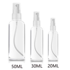 MINI PLASTIC SPRAY BOTTLE FINE MIST REFILLABLE FORCOSMETIC CLEANING LIQUID.