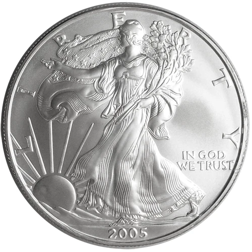 2005 $1 American Silver Eagle 1 oz Brilliant Uncirculated