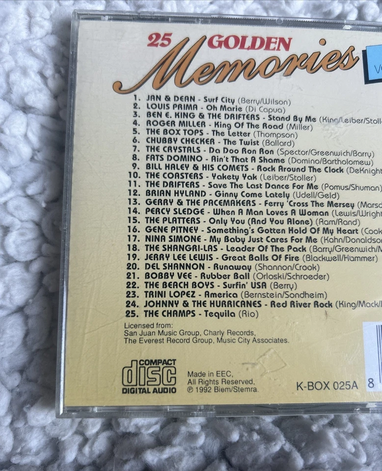 CD - 25 GOLDEN MEMORIES Vol. 1 - Bild 3 von 4