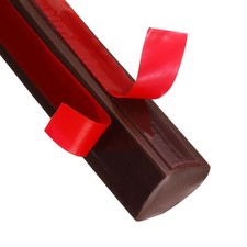 1/2"x1/2"x79" Flexible Quarter Round Wall Trim Self-adhesive Coffee for Ceiling