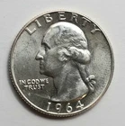 1964-D Washington Quarter 90% Silver Nice condition  see pictures