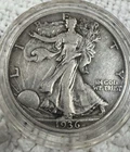 1936 P Walking Liberty Half Dollar 90% Silver VF