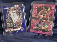 Aliyah Boston Kelsey Mitchell Cracked Ice Color Lazer Card Lot Indiana Fever