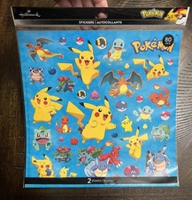 Hallmark Pok mon Stickers 80pcs 2 Sheets