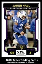 2023 Panini Score Jaren Hall #311 Minnesota Vikings Rookie RC Football
