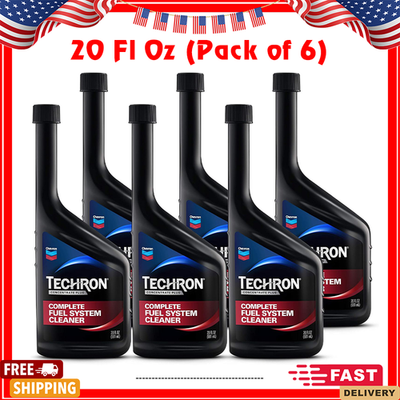#ad Chevron Techron Concentrate Plus Fuel System Cleaner 20oz 6 Pack Gas Treatment $73.84