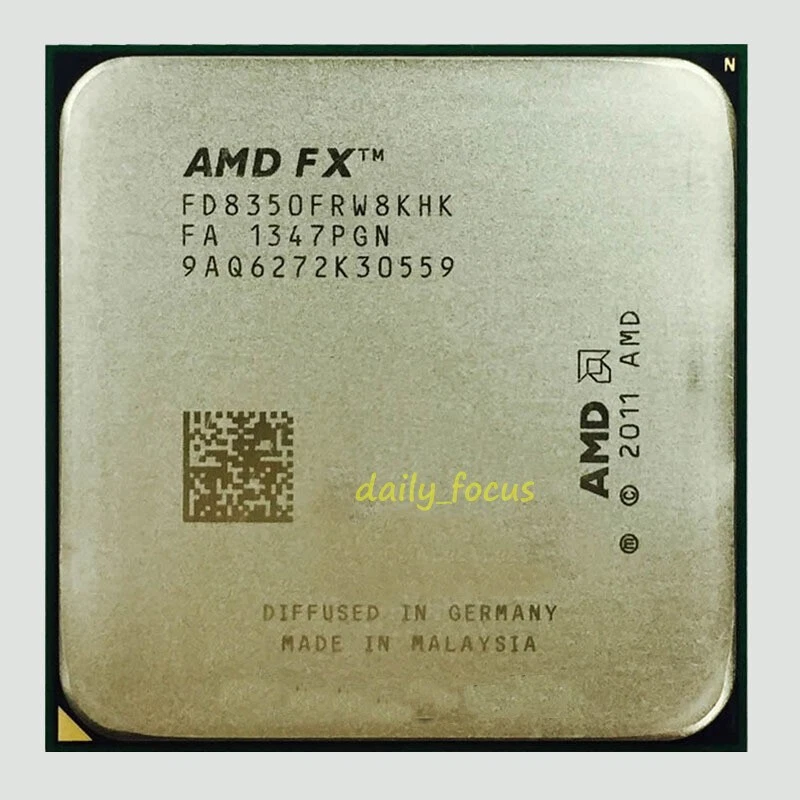 AMD FX-Series FX-8300 FX-8320 FX-8350 8M Eight-Core Socket AM3+ FX CPU Processor - Image 3 of 3