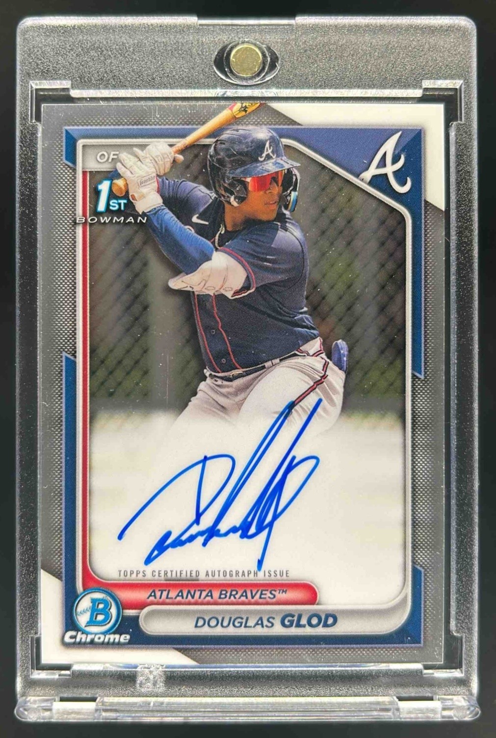 2024 Bowman Douglas Glod Chrome Auto 1st Prospect #CPA-DG Braves
