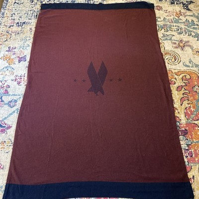 Vintage American Airlines First Class Marzotto Italy Maroon And Blue