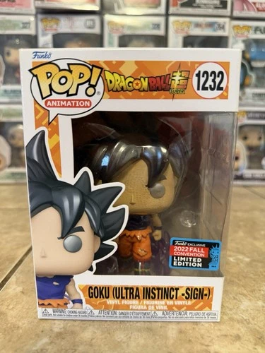 Funko Pop! Vinyl: Dragon Ball - Goku (Ultra Instinct -Sign-) w/Pop Protector