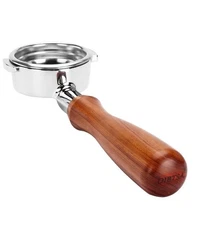 Coffee Bottomless Portafilter 58mm For E61 Group Wooden Handle