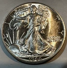 1944 Uncirculated Walking Liberty Half Dollar 90% Silver US Coin