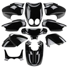 Fairing Set 7 pieces plastic black for Yamaha Neos MBK Ovetto YN50 100