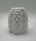 Fenton Vintage Fairy Lamp/Light Milk Glass Hobnail Top Dome Only