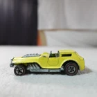 Vintage 1969 Hot Wheels Hiway Robber Redline Die Cast Car Yellow Hong Kong