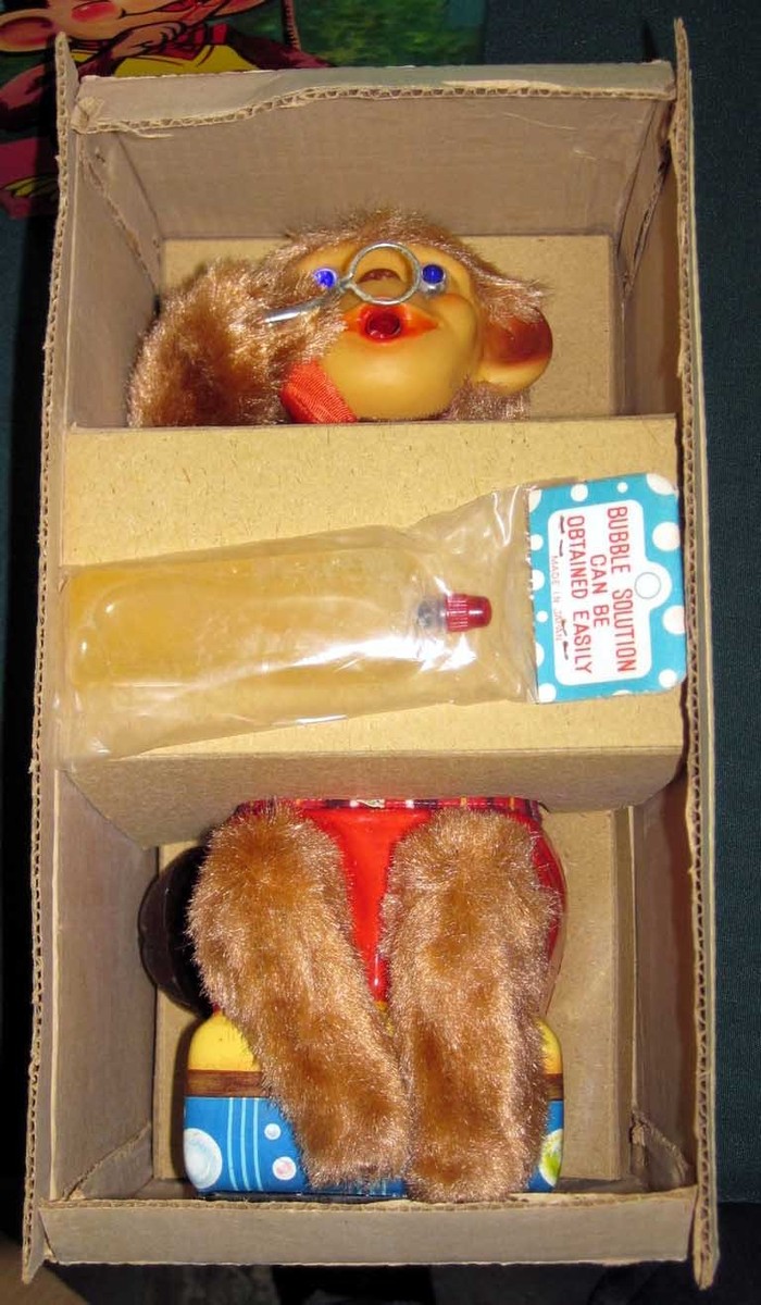 アルプス シャボン玉を吹く猿Bubble Blowing Monkey 動作品 アルプス シャボン玉を吹く猿Bubble Blowing Monkey 動作品