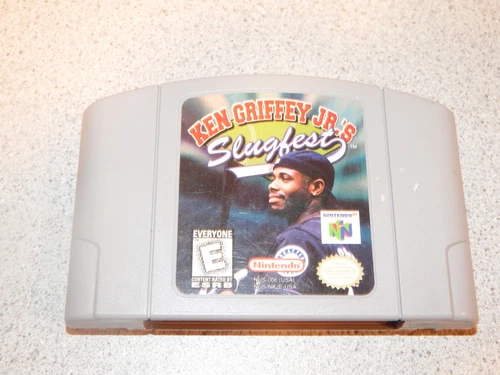 Ken Griffey Jr.'s Slugfest (Nintendo 64, 1997) Authentic Cartridge Only Tested