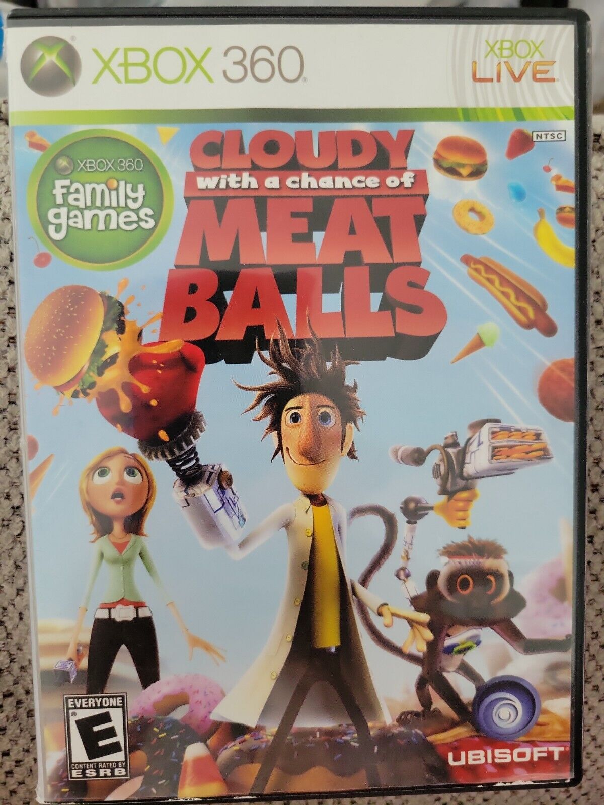 Jogo Midia Física Cloudy With A Chance Of Meatballs Xbox 360 em