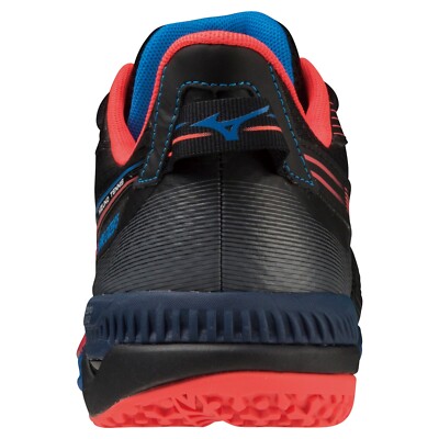 Mizuno Tennis shoes WAVE EXCEED 5 WIDE OC Black/Blue/Coral