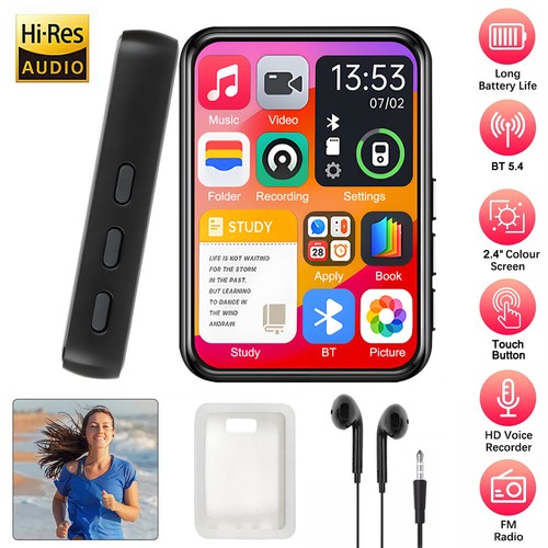 Reproductor MP3 con Bluetooth 2.4" Pantalla Táctil Completa Android Reproductor MP3 MP4 FM - Imagen 4 de 23