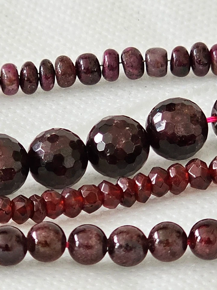 Garnet Genuine Gemstone Strands - Image 4 of 4
