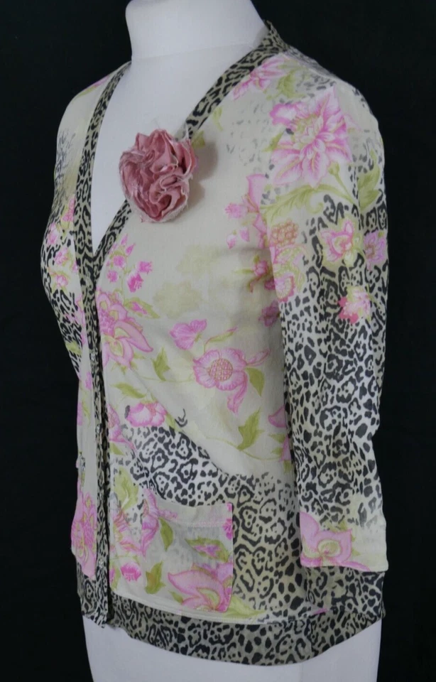 NICE CONNECTION Traumhafte Stretch Blusen Jacke Modern Bunt Edel Größe 38 TOP! - Bild 2 von 4