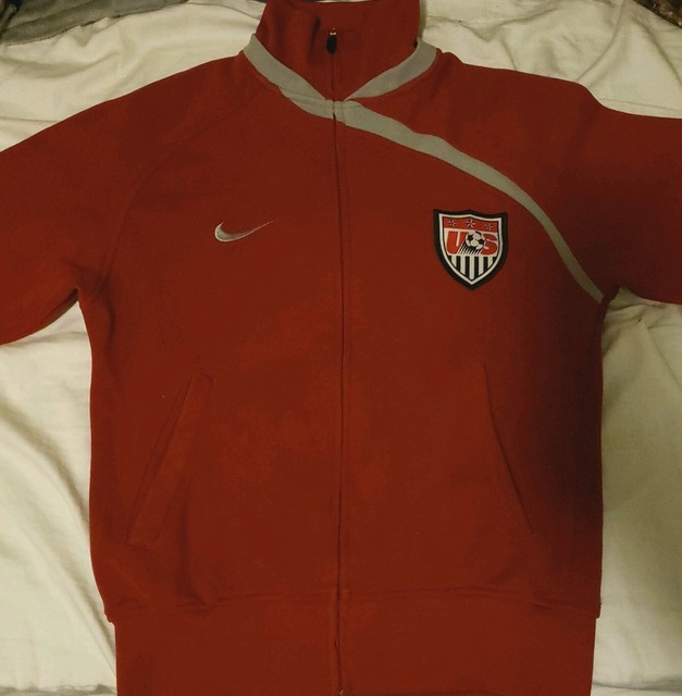 Team USA Authentic Nike Menâs Soccer Warm Up Jacket Size XL | eBay