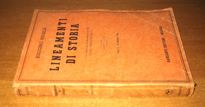 RUGGERO RINALDI Lineamenti di storia vol.I Il Medioevo  Ed. Garzanti Milano 1949