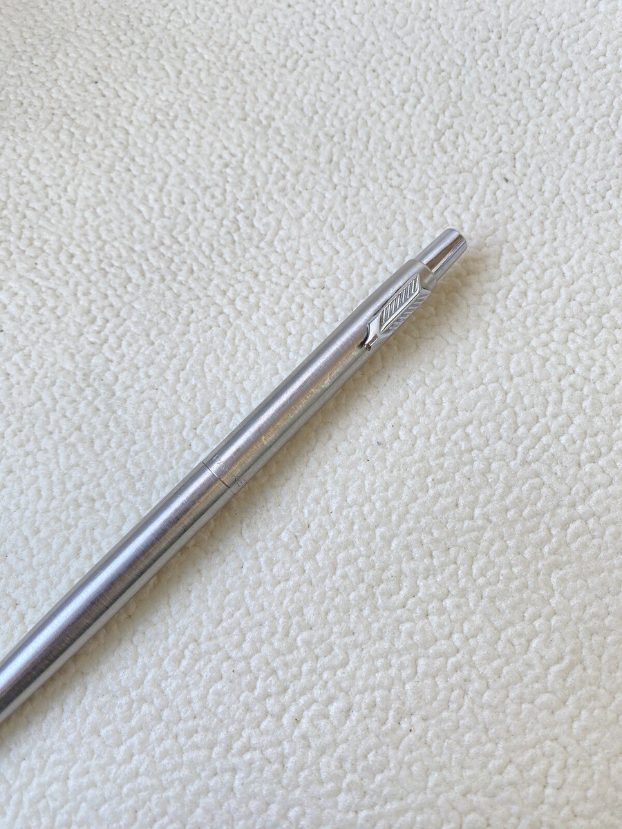 #0017 オーバーホール済み 万年筆 PARKER Silver 14k Vintage Parker ballpoint Pen Made In U.K silver Color | eBay