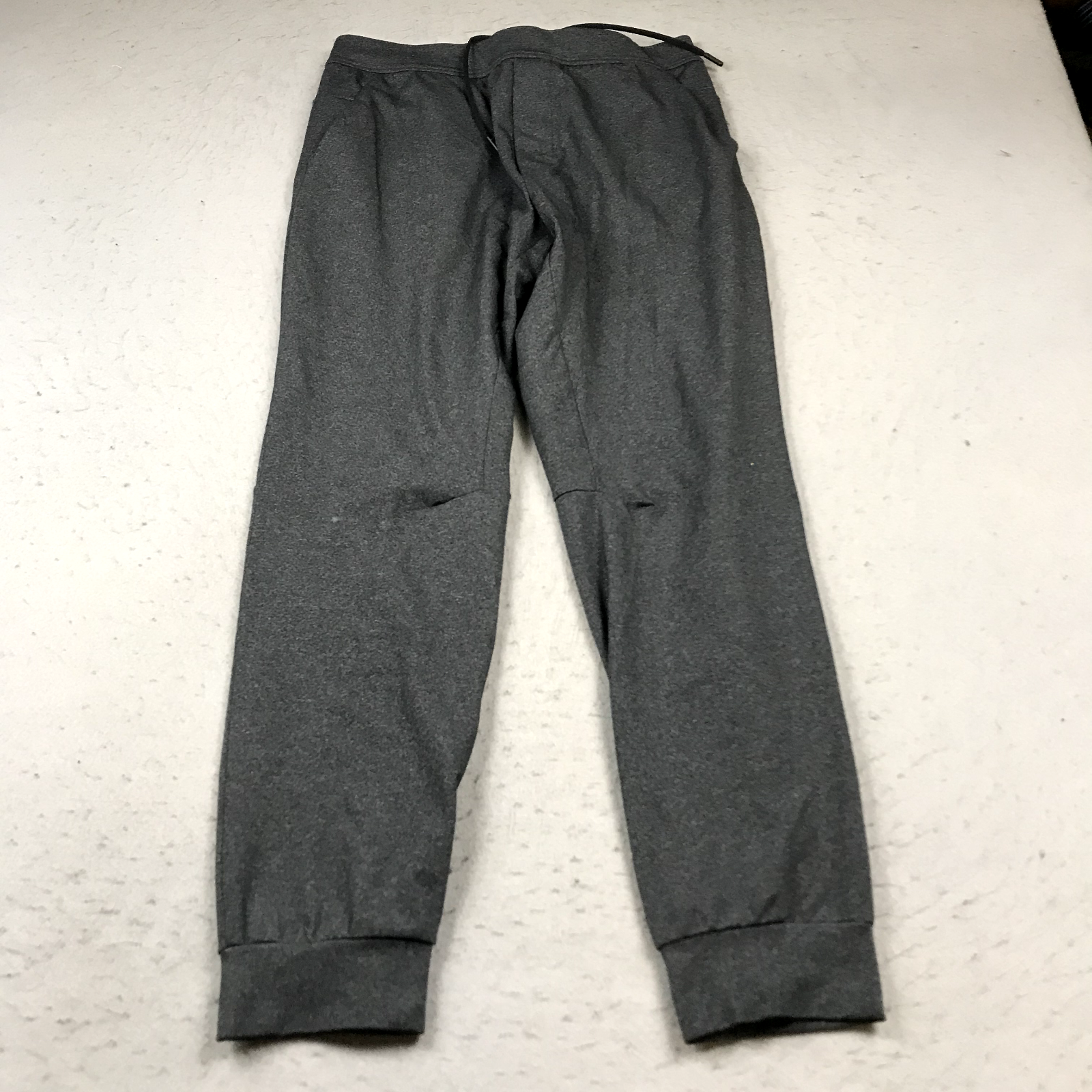 Lululemon Mens Large Gray Black Intent Jogger Sweatpants for Yoga & Active Wear-image