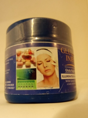 Glutathione Injection Gluta Magic Kojic Acid Whitening Black Soap 500g.  (One)