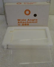 Vivitar V-285 Wide Angle Attachment 28mm Filter for Flash + Box - Made in Japan
