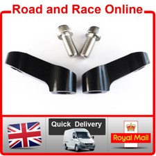 Triumph Tiger 800 & 1200 Mirror Risers Extensions Extenders Pair 10mm Black M10