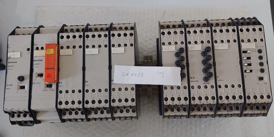 Siemens - Simatic S5 100U CPU 103- 6ES5 103-8MA03 - Con Moduli - Usato - Immagine 4 di 4