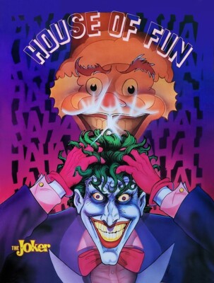 1989 THE JOKER HOUSE OF FUN 22 X 28 POSTER - BRAND NEW ROLLED