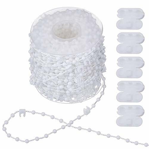 Xcozu - Catena per tende verticali da 20 m, con 5 connettori per tende a (o9D)