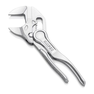 KNIPEX 8604100 - Mini-Zangenschlüssel XS - 100 mm - sehr kompakt, schlanker Kopf
