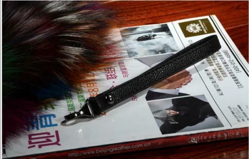 Womens Fashion Real Fur Leather Purse Shoulder Strap Chain Handbag Bag - Picture 7 of 17