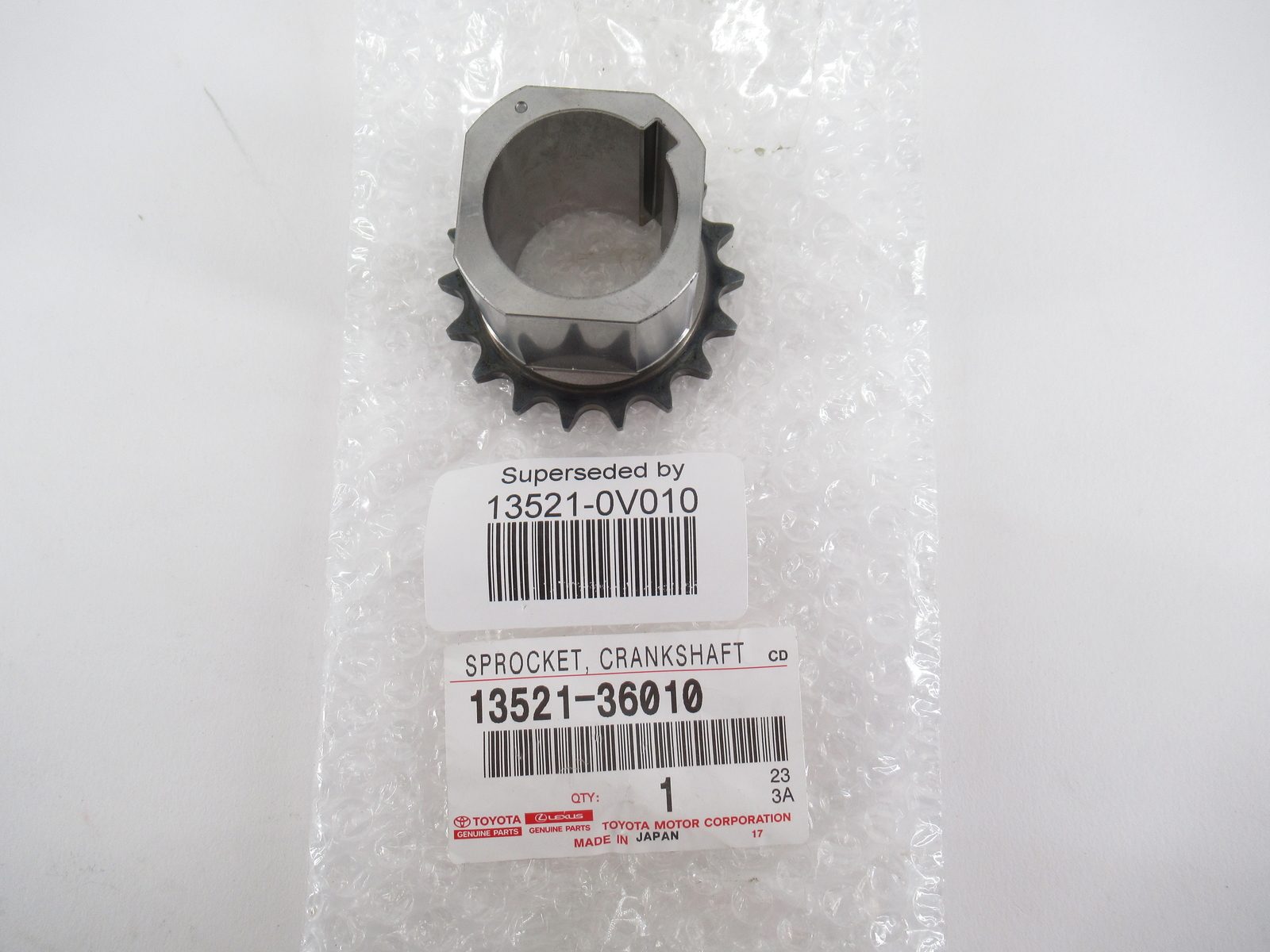 Toyota 13521-65011 Engine Timing Crankshaft Sprocket Size Toyota