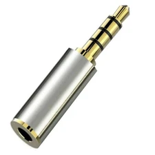 Gold Plated 3.5mm Male to 2.5mm Female Audio Headphone Adapter Headset Conver...